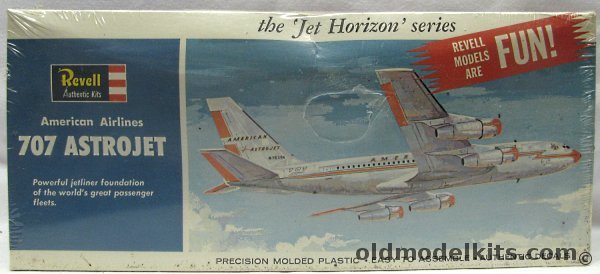 Revell 1/140 Boeing 707 Astrojet - American Airlines Jet Horizons Series, H243-100 plastic model kit